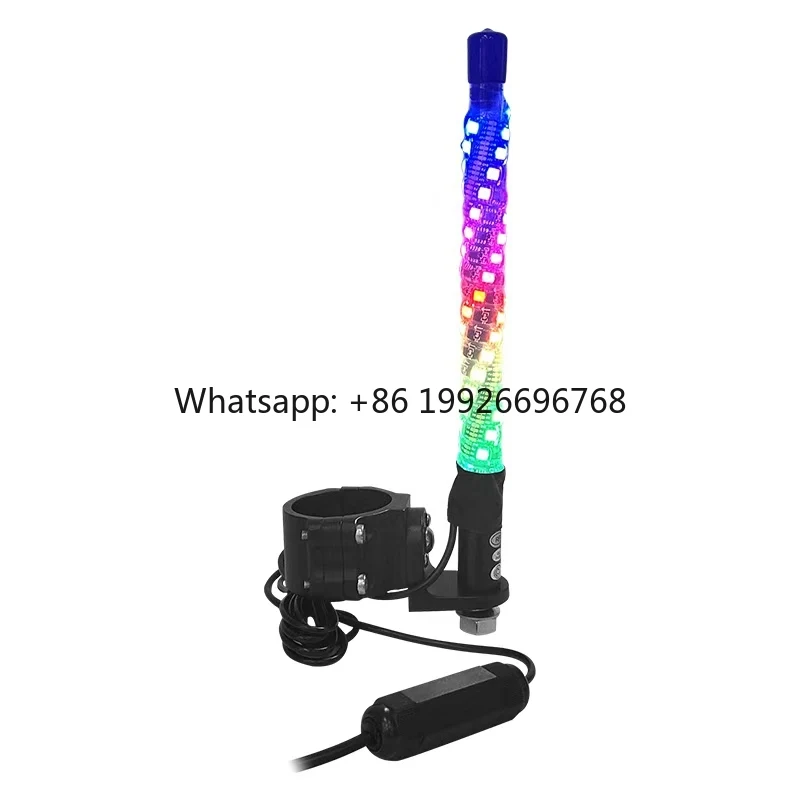 0.8inch/ 1.8inch/ 2.2inch/ Flexible Spiral RGB LED Antenna Whip Lights Flagpole Lights for ATV UTV Car Chasing
0.8inch/ 1.8inch/ 2.2inch/ Flexible Spiral RGB LED Antenna Whip Lights Flagpole Lights for ATV UTV Car Chasing