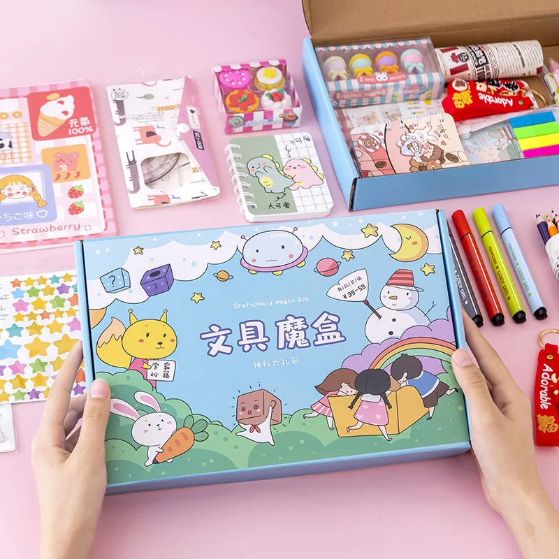 New Lucky Stationery Blind Box Combination Surprise Stationery Set Student Gift Pack Children's Learning Stationery Gift
New Lucky Stationery Blind Box Combination Surprise Stationery Set Student Gift Pack Children's Learning Stationery Gift