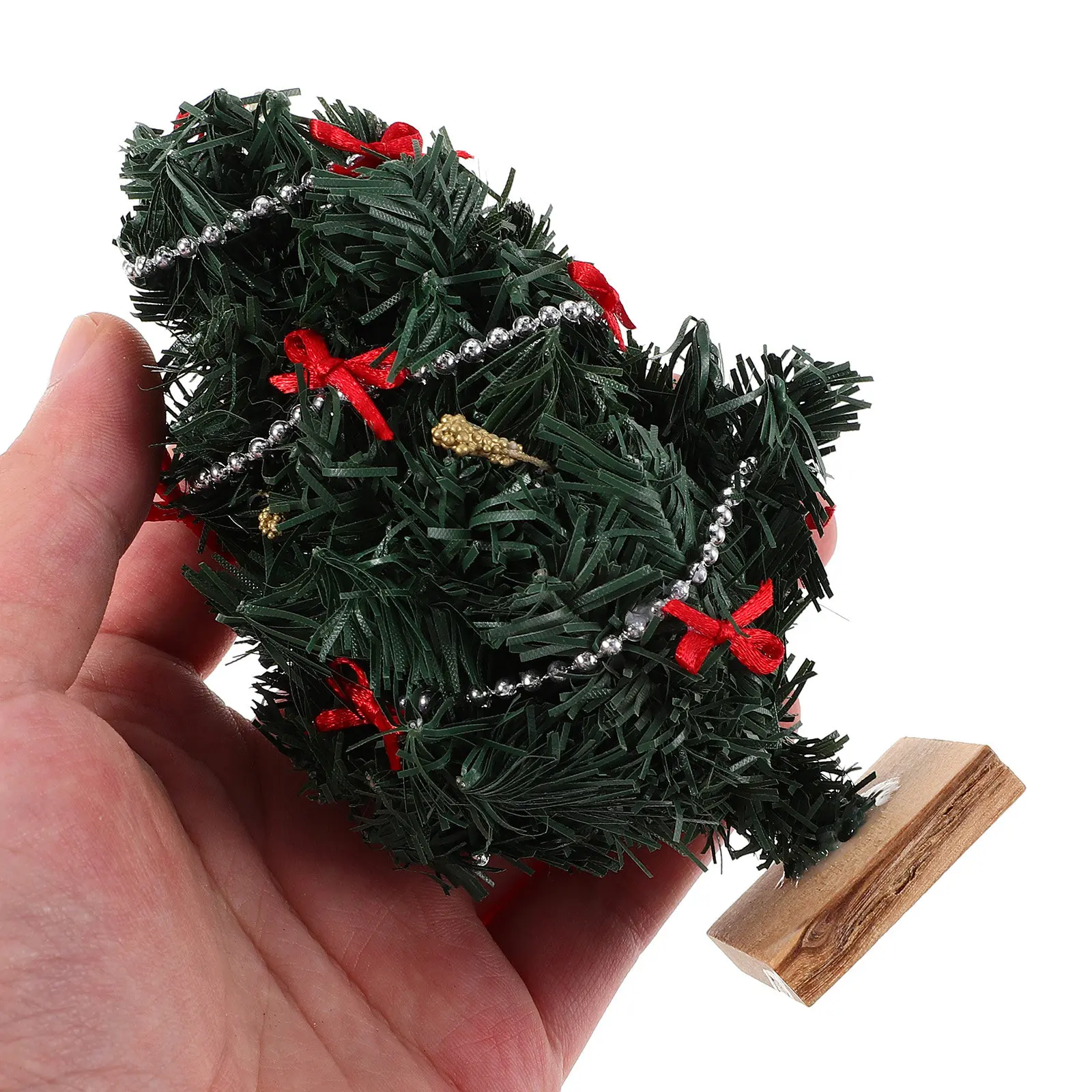 Mini Artificial Christmas Tree with Wooden Base for Dollhouse Tabletop Desktop Bookshelf Cabinet Window Sill Festive Decor Xmas
Mini Artificial Christmas Tree with Wooden Base for Dollhouse Tabletop Desktop Bookshelf Cabinet Window Sill Festive Decor Xmas