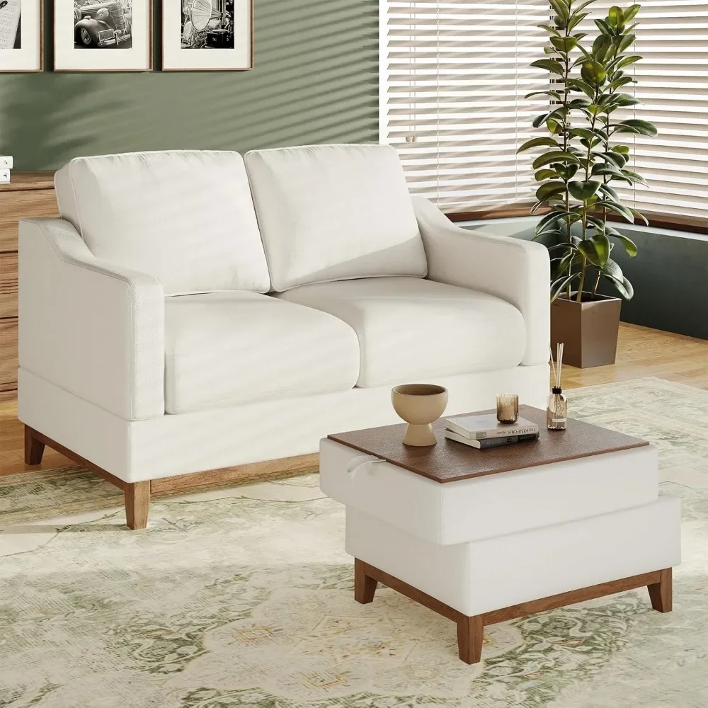 Stylish Living Room Sectional Sofa Set with 2-Seater Loveseat Couch and Storage Coffee Table
Stylish Living Room Sectional Sofa Set with 2-Seater Loveseat Couch and Storage Coffee Table