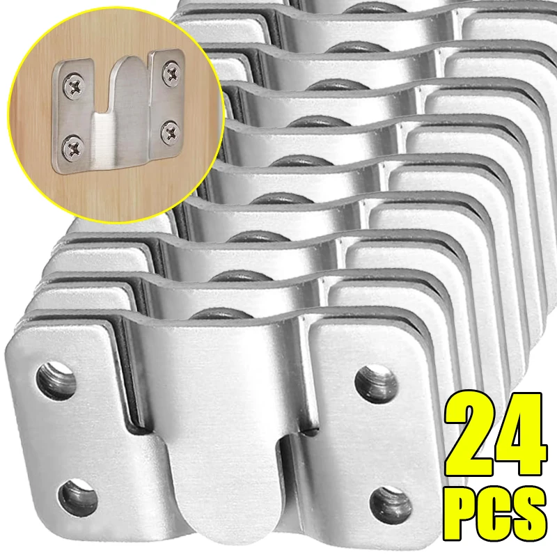 Insert Picture Frame Hangers Interlock Hanging Buckle Stainless Steel Flush Mount Bracket Joint Hooks Wall Painting Connector
Insert Picture Frame Hangers Interlock Hanging Buckle Stainless Steel Flush Mount Bracket Joint Hooks Wall Painting Connector