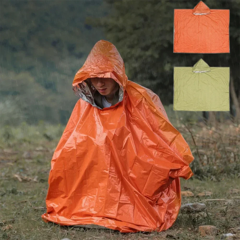 Outdoor Raincoat Poncho Waterproof Rainwear Blanket Survival Camping Equipment Cold Insulation Rainwear Camping Equipment
Outdoor Raincoat Poncho Waterproof Rainwear Blanket Survival Camping Equipment Cold Insulation Rainwear Camping Equipment