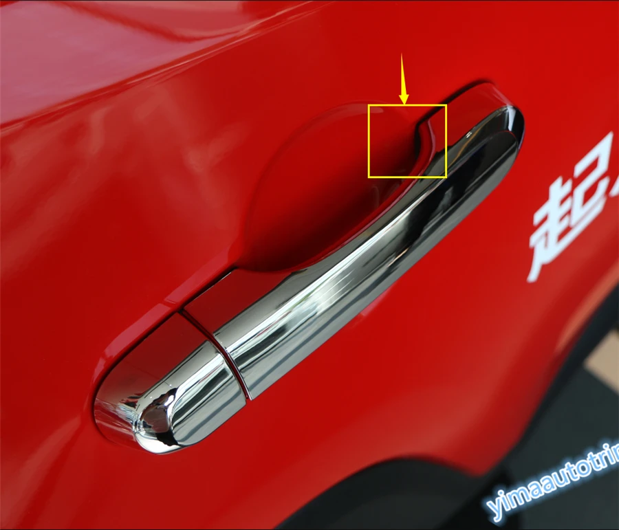 ABS Chrome Side Car Door Handle Decoration Cap Cover Trim Fit For Jeep Renegade 2015 2016 2017 2018 2019 2020 ABS Accessories
ABS Chrome Side Car Door Handle Decoration Cap Cover Trim Fit For Jeep Renegade 2015 2016 2017 2018 2019 2020 ABS Accessories
