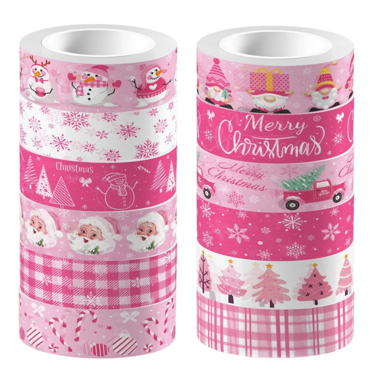 12 small roll/bag, pink cute Christmas and paper tape, small size, suitable for hand ledger office supplies decoration
12 small roll/bag, pink cute Christmas and paper tape, small size, suitable for hand ledger office supplies decoration