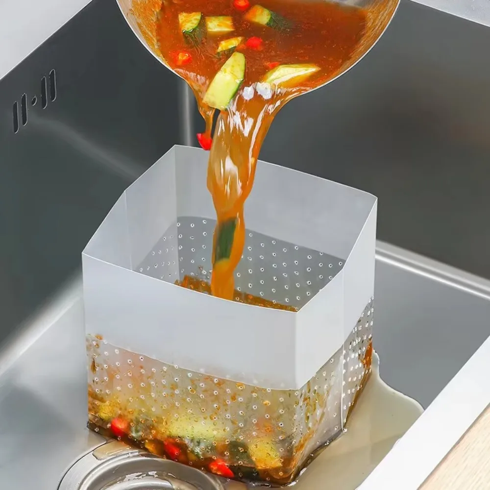 120PCS Anti-Clogging Kitchen Sink Drainage Bags Foldable Plastic Disposable Waste Bags Odor-Control Stand-Up Design
120PCS Anti-Clogging Kitchen Sink Drainage Bags Foldable Plastic Disposable Waste Bags Odor-Control Stand-Up Design