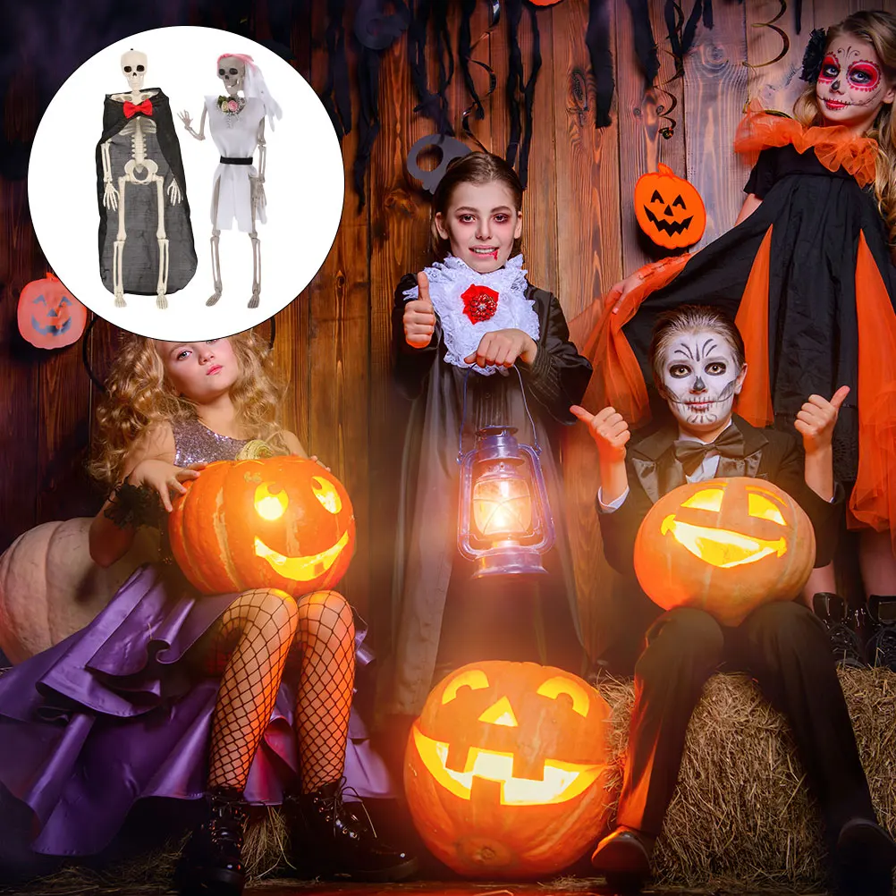2pcs Set Scary Halloween naments Plastic Hanging Groom Pendant Skull Gifts Props Accessories
2pcs Set Scary Halloween naments Plastic Hanging Groom Pendant Skull Gifts Props Accessories