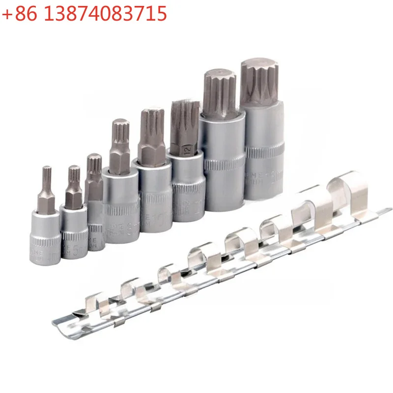 8 pcs 1/4" 3/8" 1/2" Torx Bit Socekt Set Adapter Allen Key Spline Bits Universal Head For Torque Spanner Ratchet Socket Wrench
8 pcs 1/4" 3/8" 1/2" Torx Bit Socekt Set Adapter Allen Key Spline Bits Universal Head For Torque Spanner Ratchet Socket Wrench