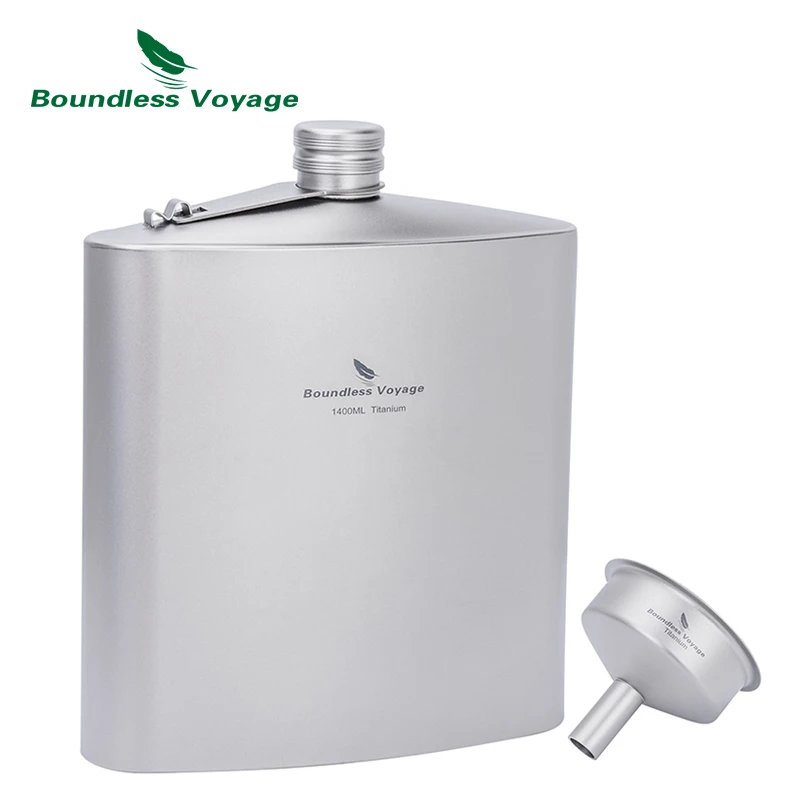 Бутылка для воды Boundless Voyage 1.4L из титана, большая емкость, фляга для вина, спортивная посуда для напитков, для активного отдыха, кемпинга, походов, туризма
Бутылка для воды Boundless Voyage 1.4L из титана, большая емкость, фляга для вина, спортивная посуда для напитков, для активного отдыха, кемпинга, походов, туризма