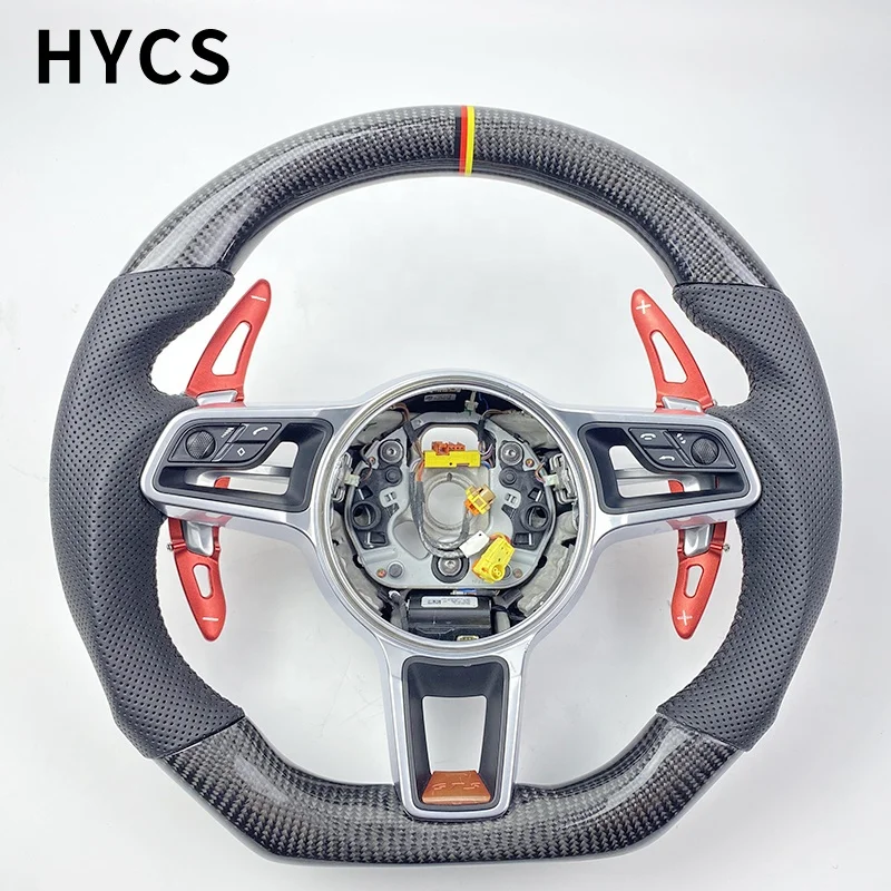 Рулевое колесо из углеродного волокна для Pors-che 997 Sport GT2 GT3 RS Turbo Carrera 987, кожаное рулевое колесо для гонок
Рулевое колесо из углеродного волокна для Pors-che 997 Sport GT2 GT3 RS Turbo Carrera 987, кожаное рулевое колесо для гонок