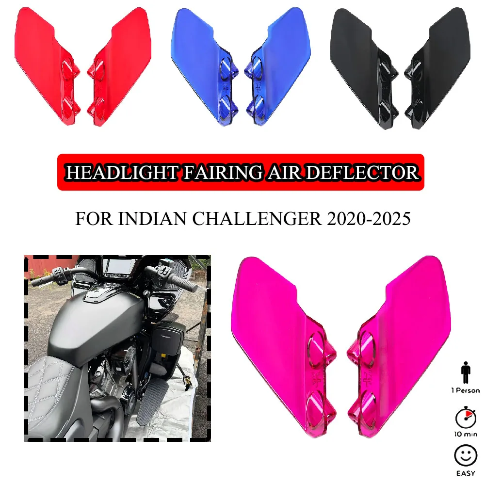 Fashion Motorcycle Colorful PC Headlight Fairing Air Deflector For Indian Challenger 2020-2025 High Quality Accessories NEW
Fashion Motorcycle Colorful PC Headlight Fairing Air Deflector For Indian Challenger 2020-2025 High Quality Accessories NEW