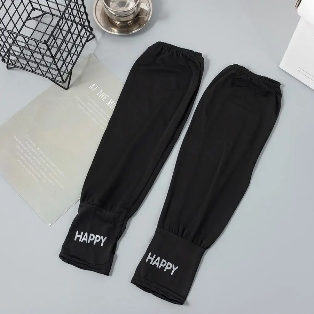 Letter Ice Silk Sleeves Loose Solid Color Sun Protection Cover Long-sleeved Glove Loose Arm Warmers Sunscreen Sleeve Driving
Letter Ice Silk Sleeves Loose Solid Color Sun Protection Cover Long-sleeved Glove Loose Arm Warmers Sunscreen Sleeve Driving