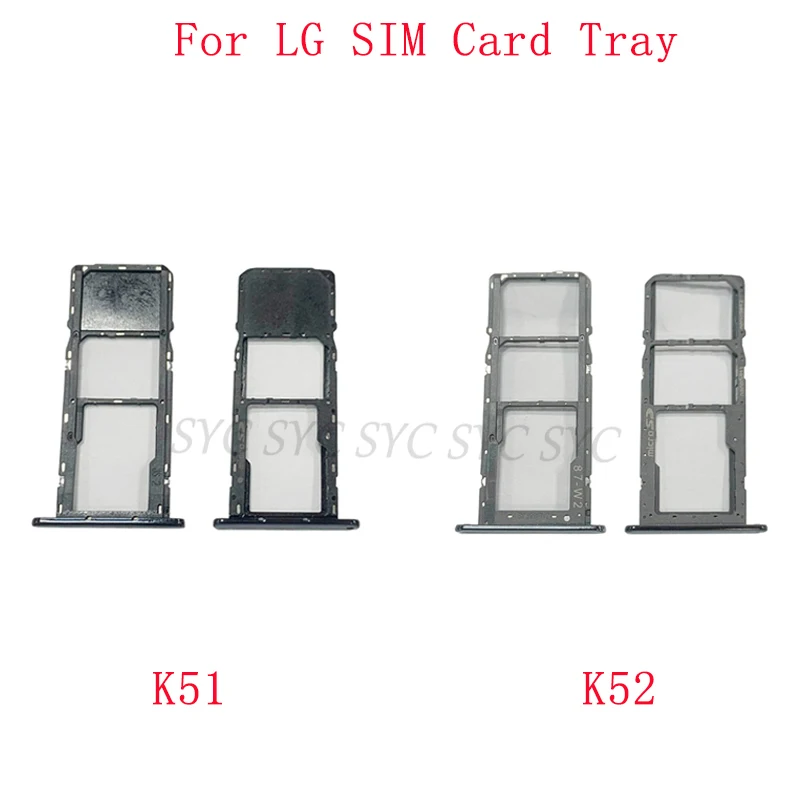 SIM Card Tray SIM Card Slot Holder For LG K51 K52 K62 Memory MicroSD Sim Card Tray Repair Parts
SIM Card Tray SIM Card Slot Holder For LG K51 K52 K62 Memory MicroSD Sim Card Tray Repair Parts