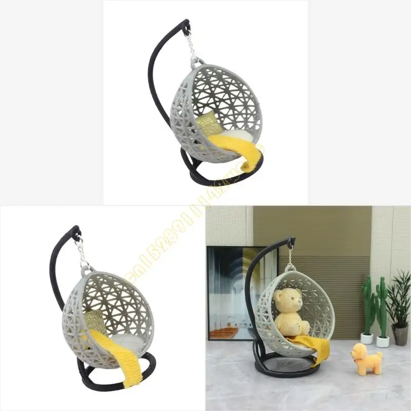 Bedroom Hanging Hammock Chair Miniature Furniture Model Accessories Role Play Furnishings Swing Doll House DXAD
Bedroom Hanging Hammock Chair Miniature Furniture Model Accessories Role Play Furnishings Swing Doll House DXAD