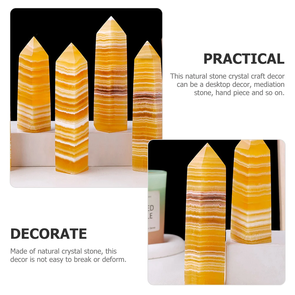 Natural Crystal Column Stone Pointed Crystal Wand Meditation Stone Desktop Craft Decor Meditation Tool Gift 
Natural Crystal Column Stone Pointed Crystal Wand Meditation Stone Desktop Craft Decor Meditation Tool Gift