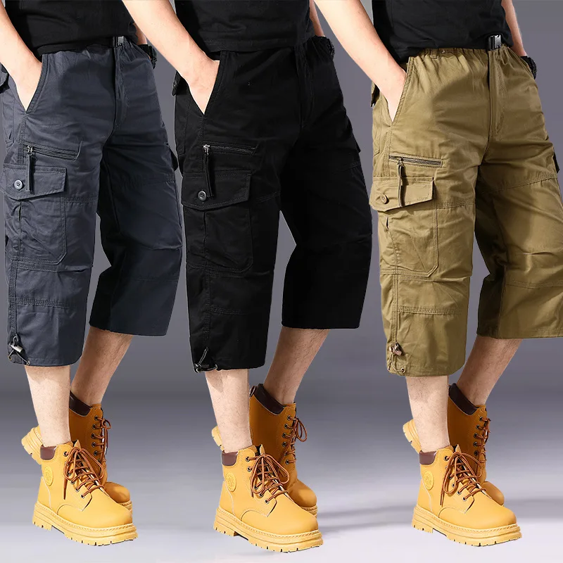 2026 New Men's Cargo Shorts Summer Loose Casual Pants Elastic Waist Large Size Outdoor Jogging Sweatpants Trend Multi Pockets
2026 New Men's Cargo Shorts Summer Loose Casual Pants Elastic Waist Large Size Outdoor Jogging Sweatpants Trend Multi Pockets
