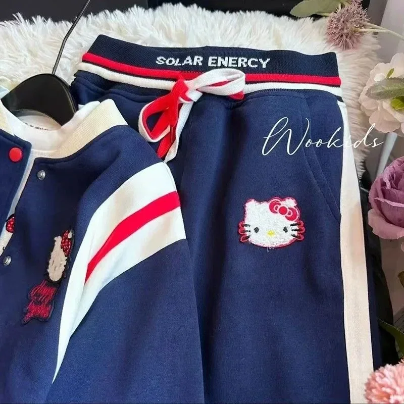 Sweet Kawaii Fashion Children Baseball Jacket Clothes Sanrio Ins Hello Kitty Spring Autumn Cute Cartoon Coat Gifts for Kids
Sweet Kawaii Fashion Children Baseball Jacket Clothes Sanrio Ins Hello Kitty Spring Autumn Cute Cartoon Coat Gifts for Kids