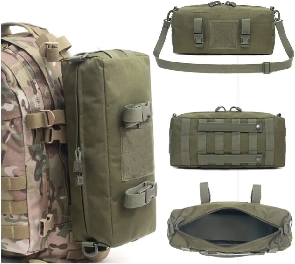 Outdoor tactical bag Multi-functional military camouflage tactical bag Waterproof portable large capacity outdoor camping bag
Outdoor tactical bag Multi-functional military camouflage tactical bag Waterproof portable large capacity outdoor camping bag