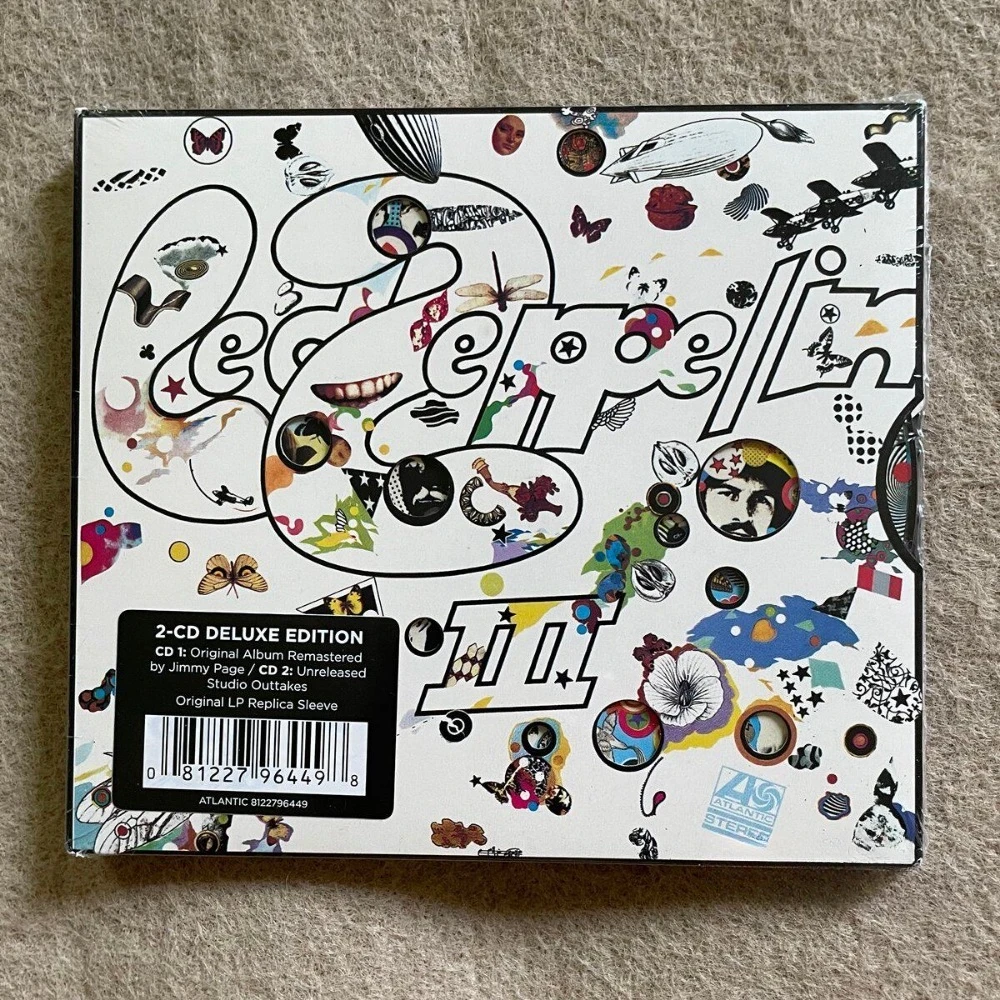 Led Zeppelin III 3 Deluxe Edition 2CD 1970 Remastered Hard Rock Folk Bonus Tracks Immigrant Song Sealed New
Led Zeppelin III 3 Deluxe Edition 2CD 1970 Remastered Hard Rock Folk Bonus Tracks Immigrant Song Sealed New