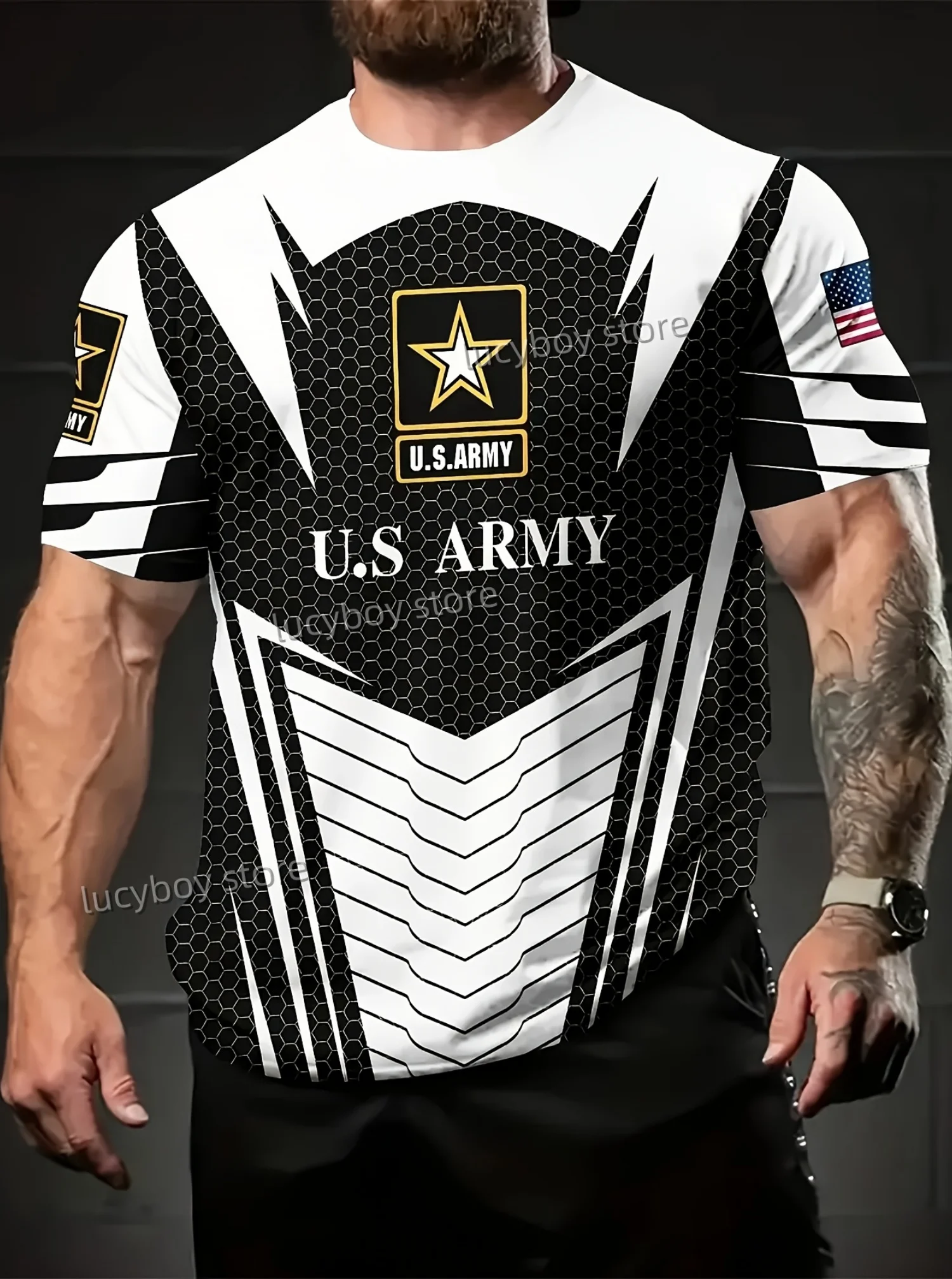 men US ARMY Print Short Sleeve Quick Drying T shirt Men Oversized Tops Men Men's Sports Gym Print T Shirt Muscle Training Tees
men US ARMY Print Short Sleeve Quick Drying T shirt Men Oversized Tops Men Men's Sports Gym Print T Shirt Muscle Training Tees