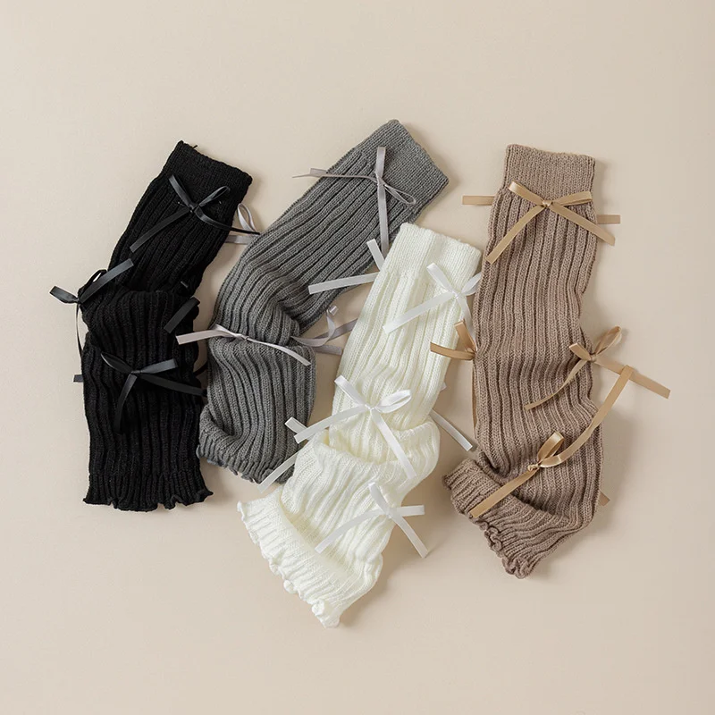 Lolita Leg Warmers For Baby Girls Kids Autumn Winter Knitted Soft Girl Kawaii Bow Knit Loose Socks Fashion Accessories Stockings
Lolita Leg Warmers For Baby Girls Kids Autumn Winter Knitted Soft Girl Kawaii Bow Knit Loose Socks Fashion Accessories Stockings