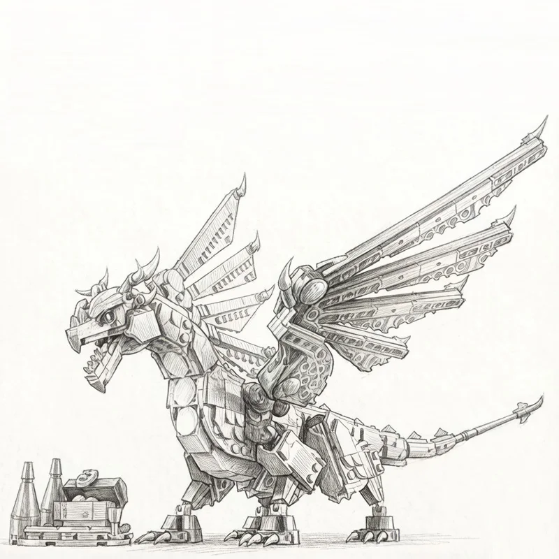 31161 New series 3N1 Medieval Flying Dragon Building Blocks assembled toy model children's birthday gift 715PCS
31161 New series 3N1 Medieval Flying Dragon Building Blocks assembled toy model children's birthday gift 715PCS
