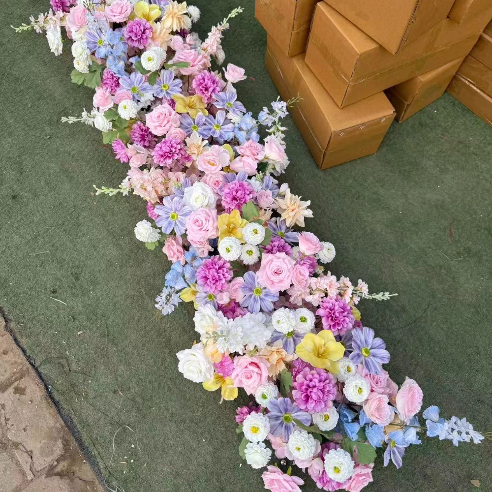 Искусственная цветочная композиция длиной 200 см для украшения стола, свадебного декора, арки, фона, оформления мероприятий и сцены
Искусственная цветочная композиция длиной 200 см для украшения стола, свадебного декора, арки, фона, оформления мероприятий и сцены