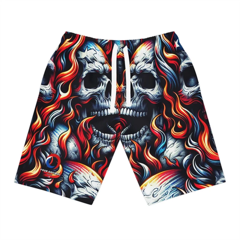 Flame Skull Pattern 3d Print Men Kids Hip Hop Loose Quick Drying Breathable Summer Men's Casual Sports Drawstring Beach Shorts
Flame Skull Pattern 3d Print Men Kids Hip Hop Loose Quick Drying Breathable Summer Men's Casual Sports Drawstring Beach Shorts