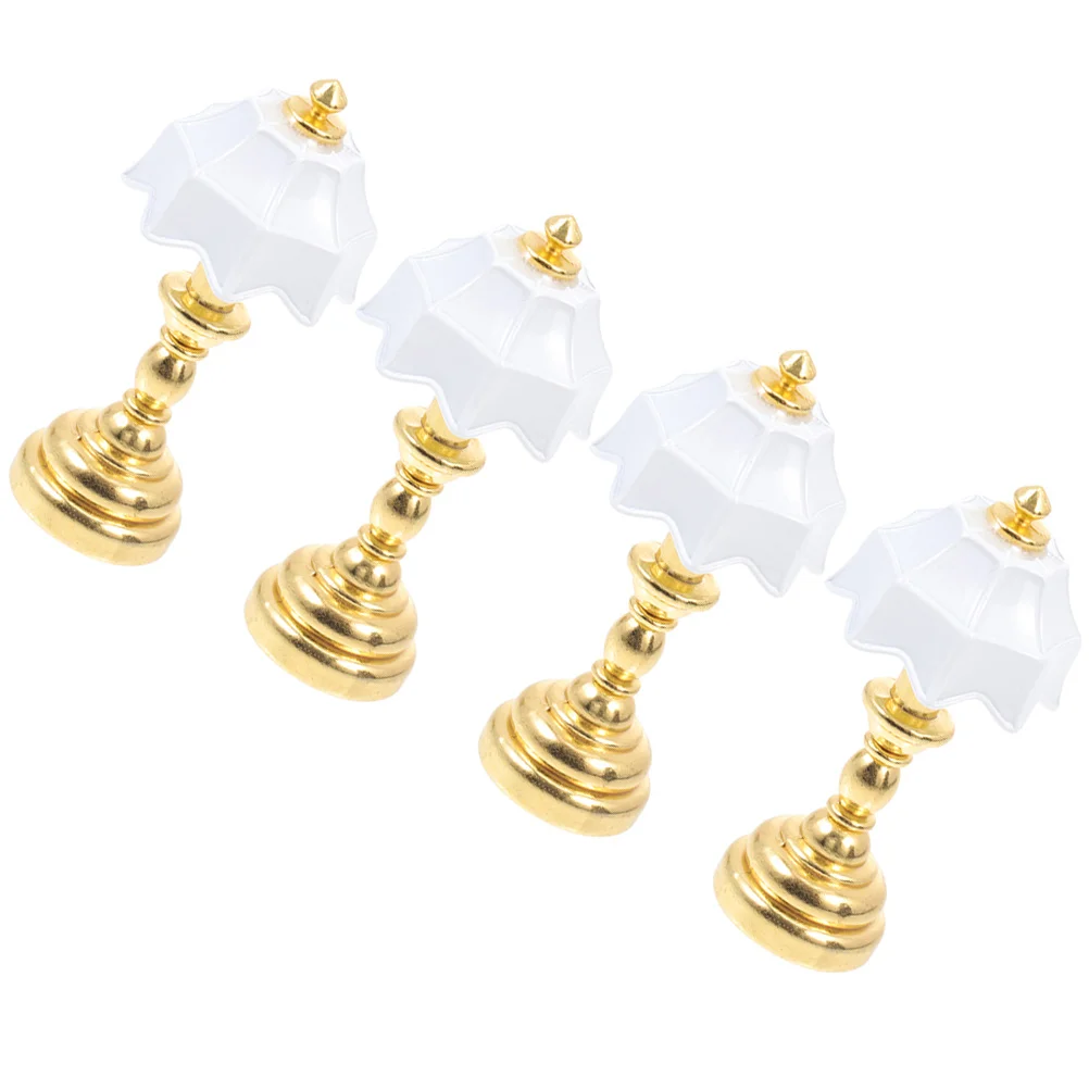 4 Pcs Dollhouse Table Lamp Miniature Scene Prop Decor Light Photography Delicate Iron Furniture Model Accessories Desk
4 Pcs Dollhouse Table Lamp Miniature Scene Prop Decor Light Photography Delicate Iron Furniture Model Accessories Desk
