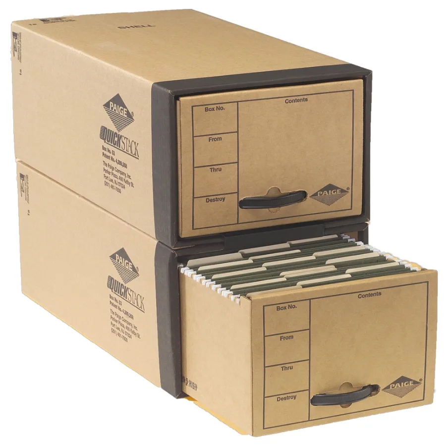 uBoxes Quick Stack Drawer File Boxes 24" x 12.5" x 10.5" 2 Pack
uBoxes Quick Stack Drawer File Boxes 24" x 12.5" x 10.5" 2 Pack