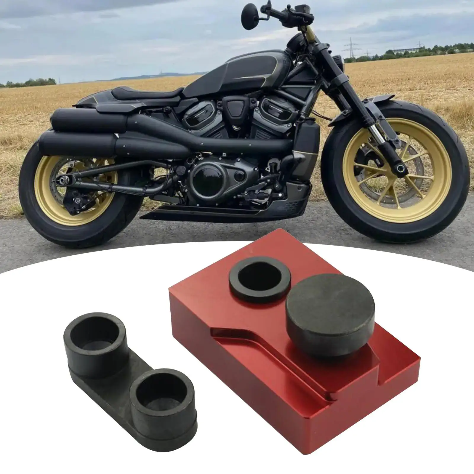 High Performance Camshaft Bearing Remover Installer Tool Durable Aluminum for Motorcycle Engine Twin Cam 99-06 Repair
High Performance Camshaft Bearing Remover Installer Tool Durable Aluminum for Motorcycle Engine Twin Cam 99-06 Repair