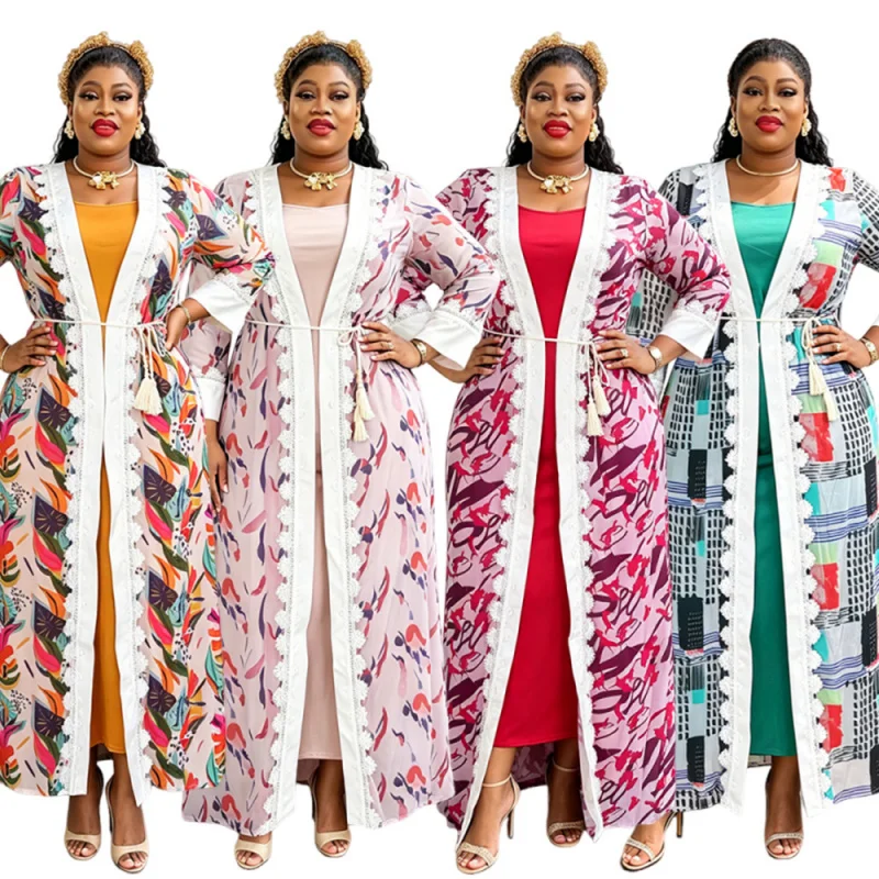 African Women's Two-piece Cardigan Set Spring Vacation Beach Dress Printed Dress Turkey Dresses For Woman Luxury Elegant 2026
African Women's Two-piece Cardigan Set Spring Vacation Beach Dress Printed Dress Turkey Dresses For Woman Luxury Elegant 2026