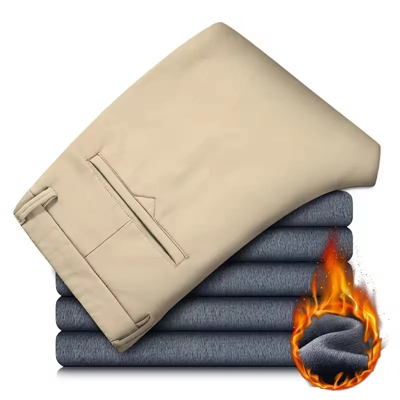 New Winter Mens Clothing Warm Casual Pants 98% Cotton Fleece Straight Business Thicken Men Pants Stretch Classic Velvet Trousers
New Winter Mens Clothing Warm Casual Pants 98% Cotton Fleece Straight Business Thicken Men Pants Stretch Classic Velvet Trousers