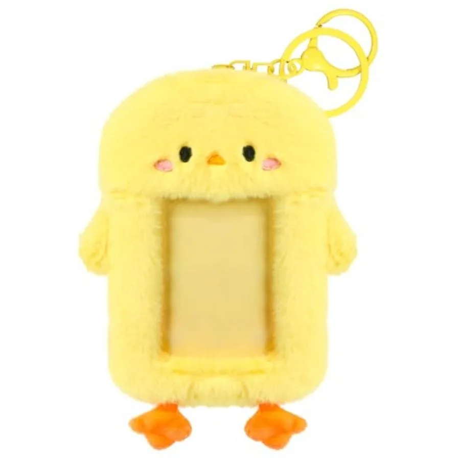 Plush Kpop Photocard Holder with Keychain, Cute Chick ID Badge Holder Protector, Soft 3 Inch Cartoon Animal Photo Case Sleeves
Plush Kpop Photocard Holder with Keychain, Cute Chick ID Badge Holder Protector, Soft 3 Inch Cartoon Animal Photo Case Sleeves