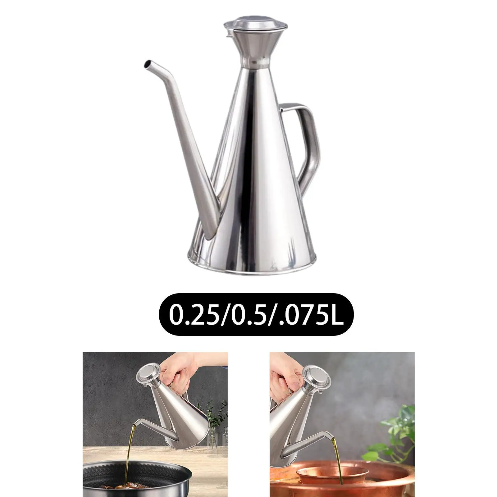 Oil Pot Non Drip Leak Proof Vinegar Pot Bottle Kitchen Tool Grease Container Storage Can for Kitchen Cooking BBQ Home Restaurant
Oil Pot Non Drip Leak Proof Vinegar Pot Bottle Kitchen Tool Grease Container Storage Can for Kitchen Cooking BBQ Home Restaurant