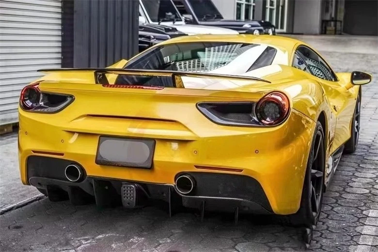 N Style Dry Carbon Fiber Body Kit for Ferrari 488 GTB Spider Upgrade Front Bumper Lip Rear Diffuser Side Skirt Spoiler
N Style Dry Carbon Fiber Body Kit for Ferrari 488 GTB Spider Upgrade Front Bumper Lip Rear Diffuser Side Skirt Spoiler