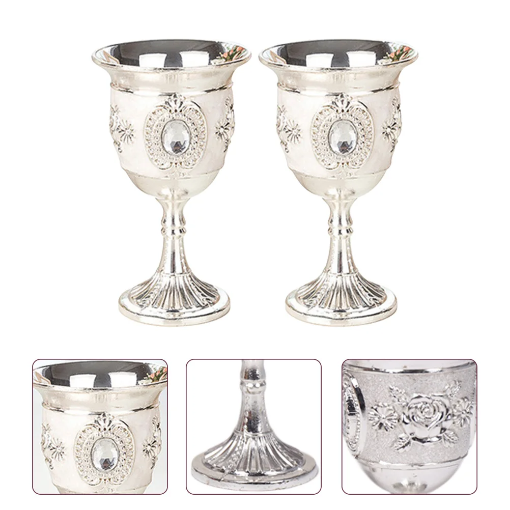 2pcs White Wine Cups Delicate Alloy Goblets Retro Style Metal Wine Cups For Party Festival Banquet Cup Gift
2pcs White Wine Cups Delicate Alloy Goblets Retro Style Metal Wine Cups For Party Festival Banquet Cup Gift