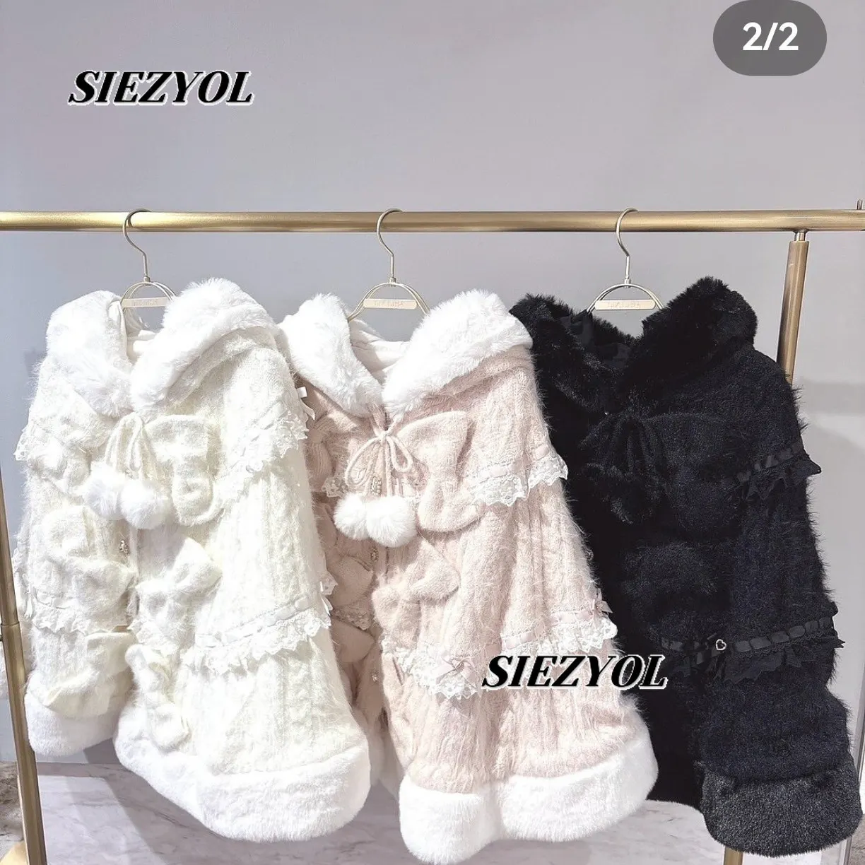 Single-breasted Knitting Cardigan Japanese Style Girl Fall and Winter New Version Bows Thick Soft Waxy Hooded Cloak Coat
Single-breasted Knitting Cardigan Japanese Style Girl Fall and Winter New Version Bows Thick Soft Waxy Hooded Cloak Coat