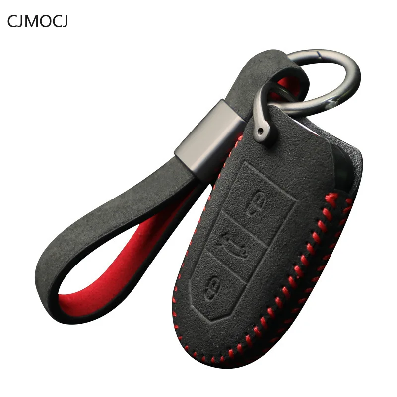 Suede Key Case for Peugeot 3008, 508L, 4008, E2008, 5008, and 308 - Premium Key Cover and Protector Keybag Keychain
Suede Key Case for Peugeot 3008, 508L, 4008, E2008, 5008, and 308 - Premium Key Cover and Protector Keybag Keychain