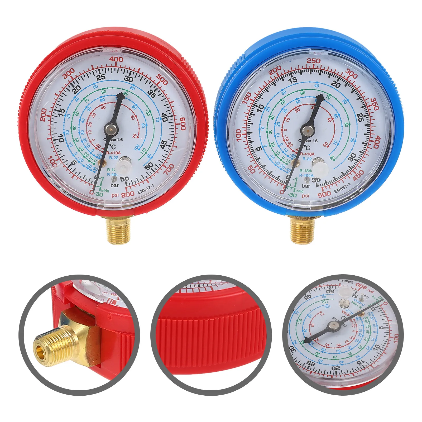 1Pair Automotive Air Conditioner High Low Pressure Gauge Set Refrigerant Charging Pressure Testing Air Conditioning Repair Tool
1Pair Automotive Air Conditioner High Low Pressure Gauge Set Refrigerant Charging Pressure Testing Air Conditioning Repair Tool