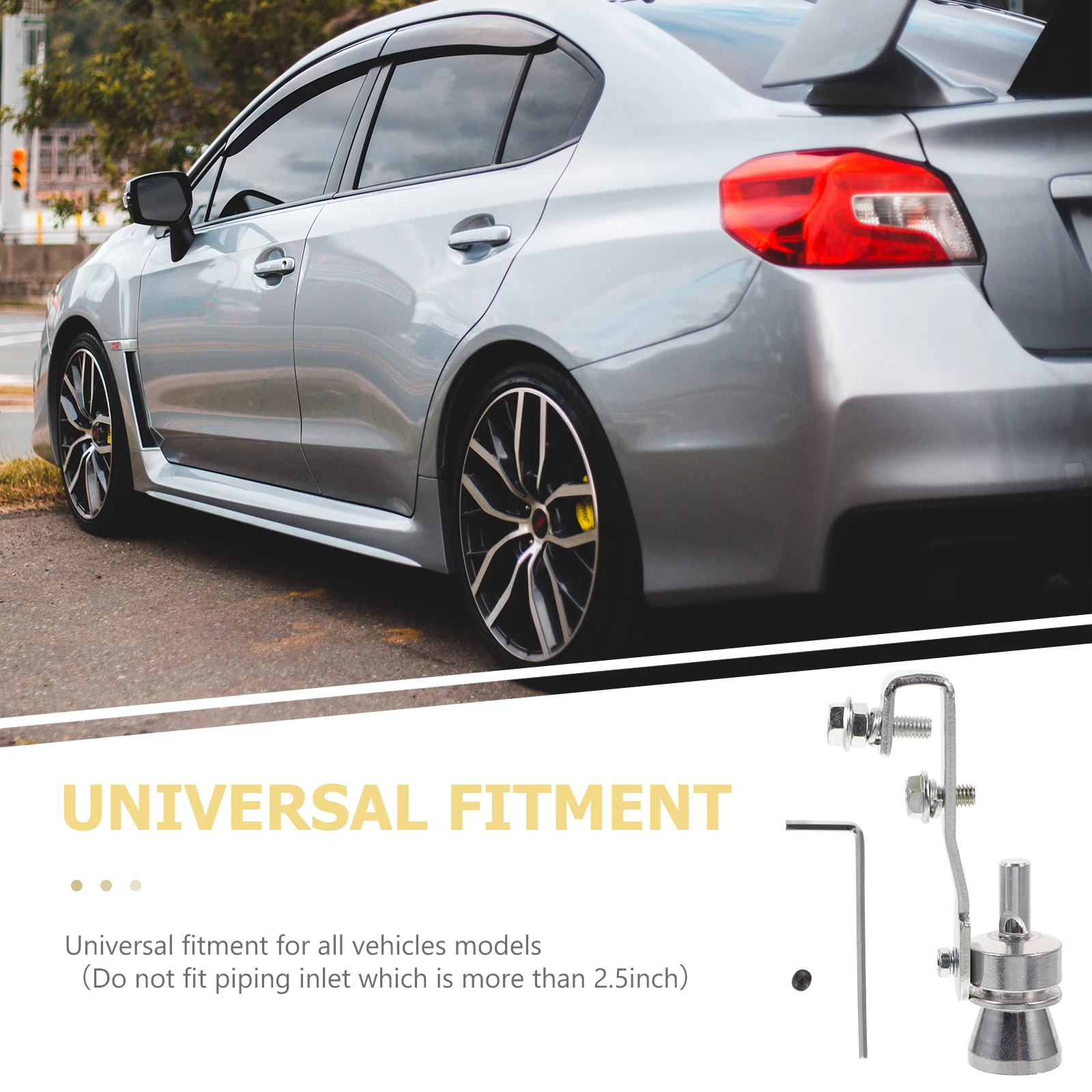 Aluminum Exhaust Sound Simulator Car Whistle Tailpipe Size Durable Blow-Off Simulator Car Sound Whistle
Aluminum Exhaust Sound Simulator Car Whistle Tailpipe Size Durable Blow-Off Simulator Car Sound Whistle