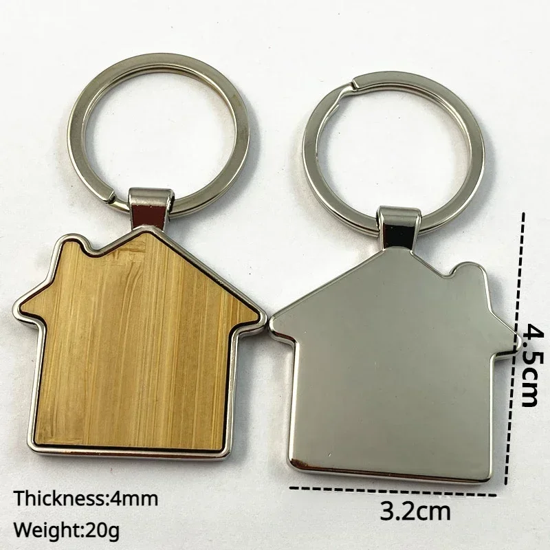 Customized Wooden Metal Keychain Blanks House Round Beech Wood Engraved Key Chains Personalized Lettering Keyring Gift
Customized Wooden Metal Keychain Blanks House Round Beech Wood Engraved Key Chains Personalized Lettering Keyring Gift