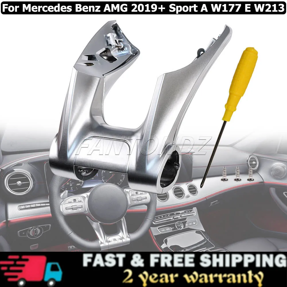Нижняя накладка на руль автомобиля с плоским колесом для Mercedes Benz AMG 2019+ Sport A W177 B W247 C W205 E W213 G W463 GLS W257 Class
Нижняя накладка на руль автомобиля с плоским колесом для Mercedes Benz AMG 2019+ Sport A W177 B W247 C W205 E W213 G W463 GLS W257 Class