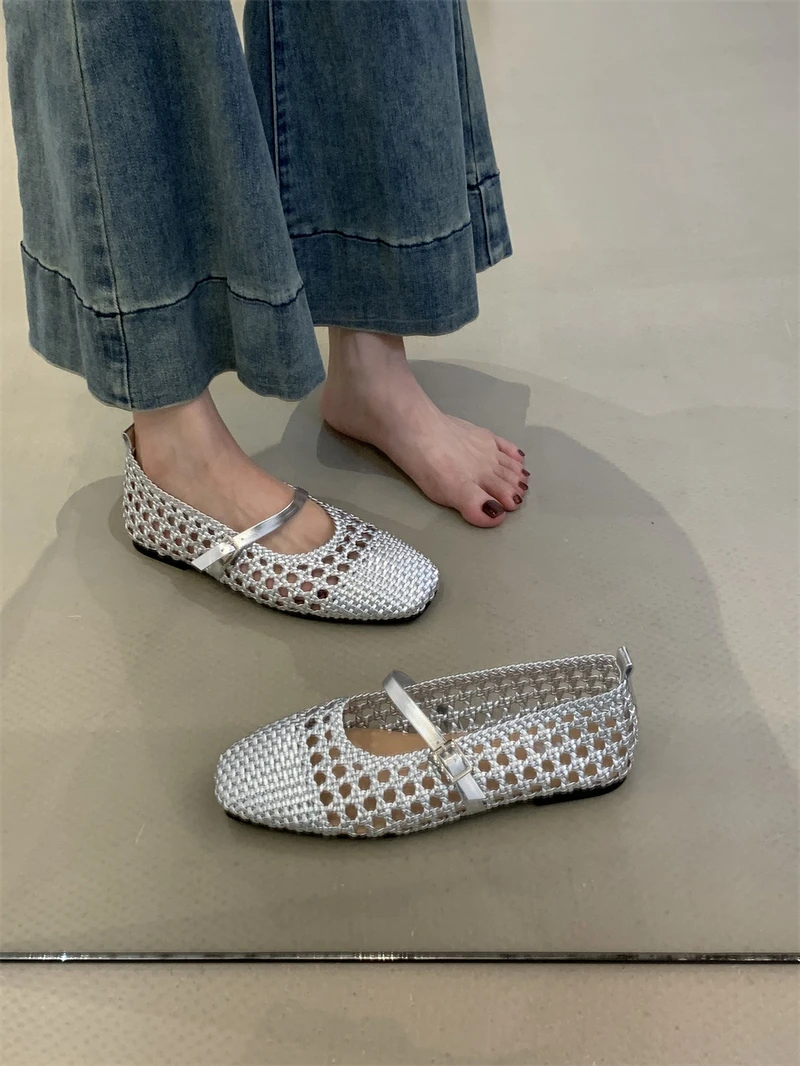 2025 Autumn Fashion Flat Ballet Shoes Women Shallow Ballet Leather Round Toe Female Ballerina Soft Moccasin Mary Janes Shoes
2025 Autumn Fashion Flat Ballet Shoes Women Shallow Ballet Leather Round Toe Female Ballerina Soft Moccasin Mary Janes Shoes