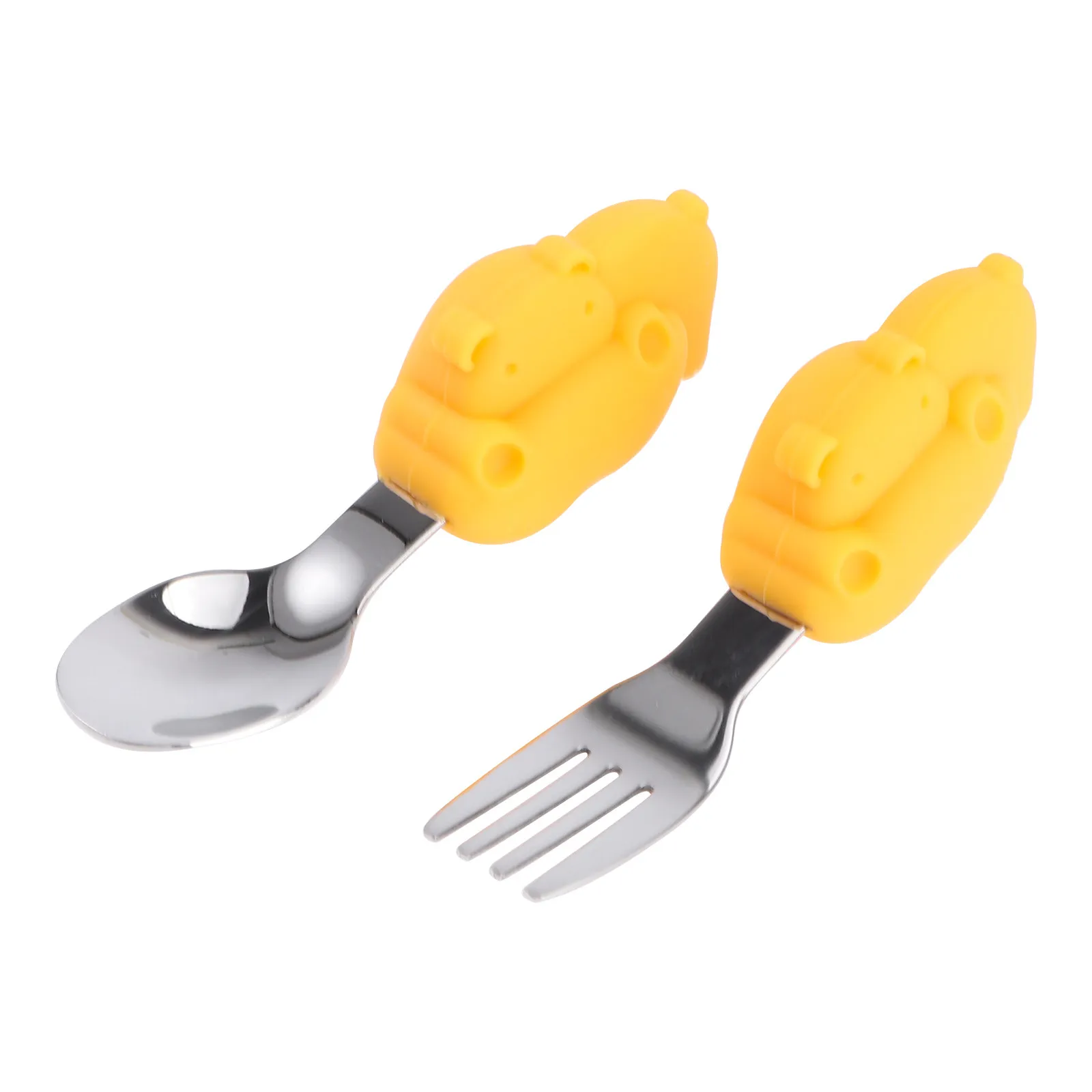 1Set Silicone Baby Spoons Forks Premium Stainless Steel Cartoon Hippo Non-Slip Handle High Temperature Resistant Baby Feeding
1Set Silicone Baby Spoons Forks Premium Stainless Steel Cartoon Hippo Non-Slip Handle High Temperature Resistant Baby Feeding