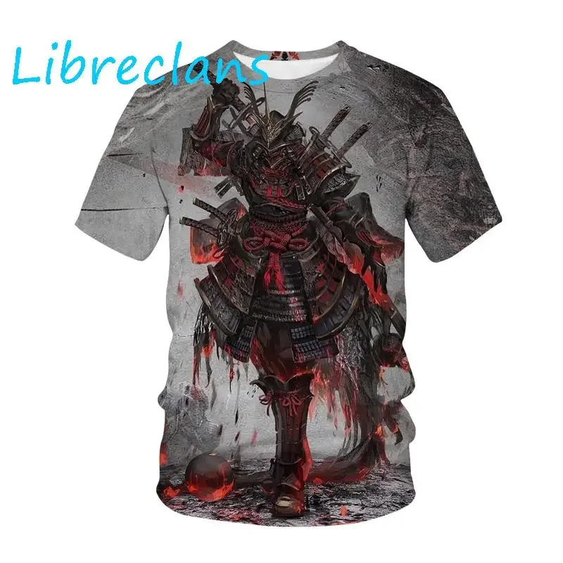 3D-printed Japanese samurai men's and women's T-shirts, casual streetwear, round neck, Harajuku, Kokors, Bushido, children
3D-printed Japanese samurai men's and women's T-shirts, casual streetwear, round neck, Harajuku, Kokors, Bushido, children
