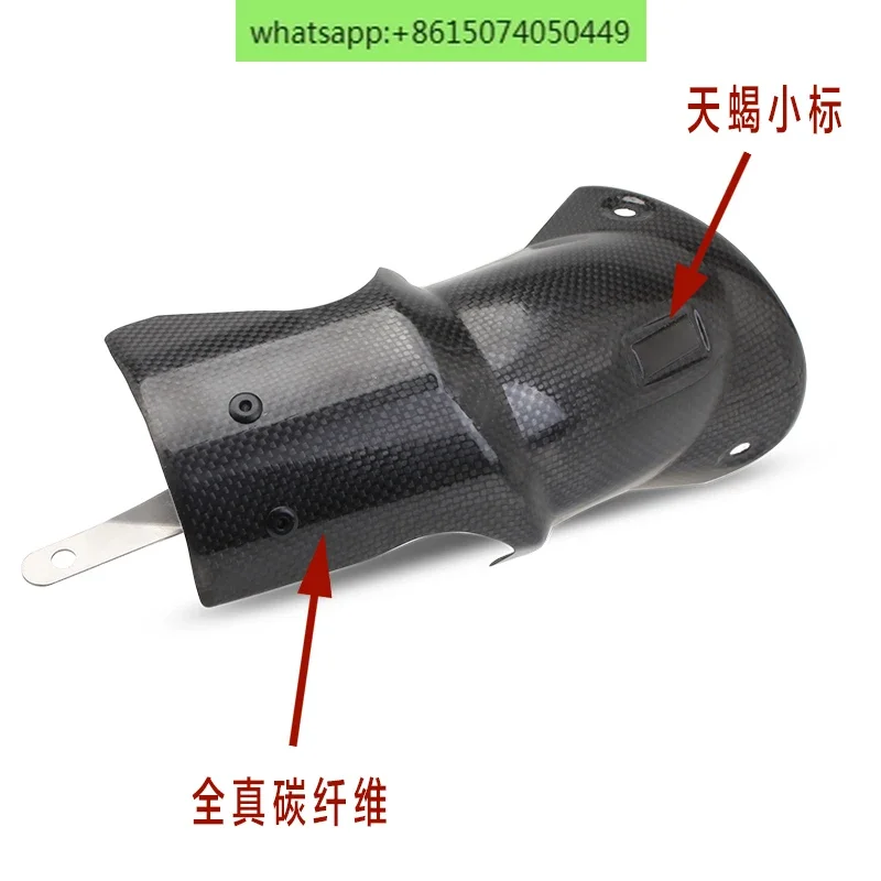 Suitable for S1000 RR R1200GS/ADV waterbird motorcycle exhaust pipe carbon fiber anti scald cover decorative cover
Suitable for S1000 RR R1200GS/ADV waterbird motorcycle exhaust pipe carbon fiber anti scald cover decorative cover