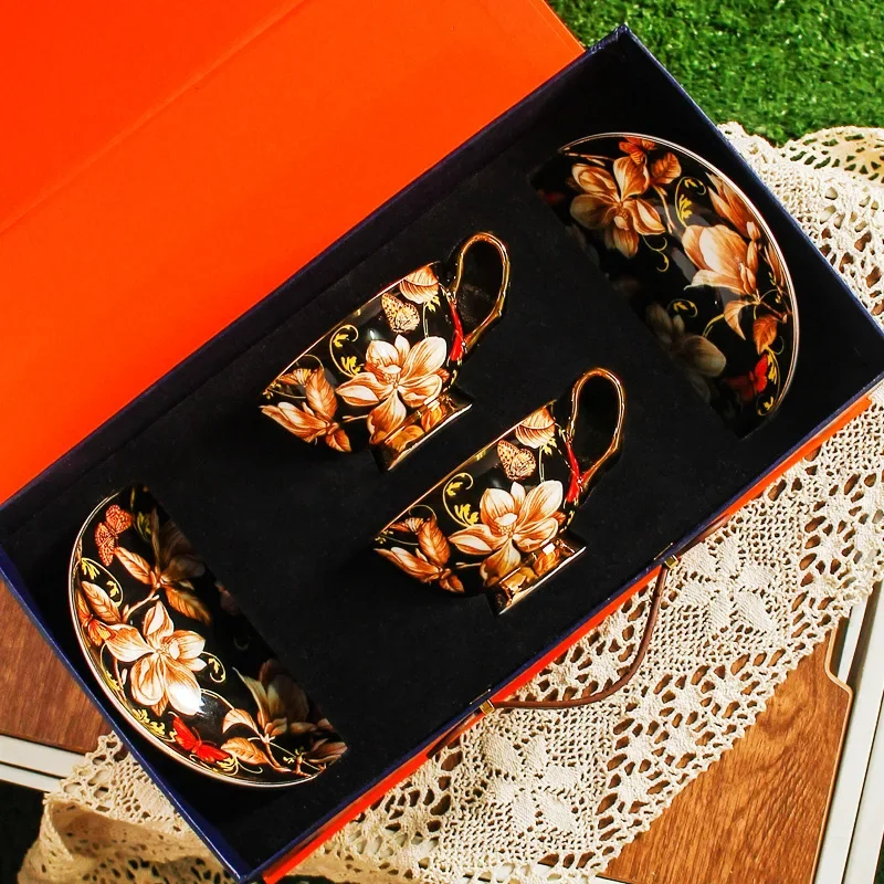European luxury Guochao bone china retro coffee cup and saucer set ceramic cup exquisite souvenir light luxury gift box
European luxury Guochao bone china retro coffee cup and saucer set ceramic cup exquisite souvenir light luxury gift box
