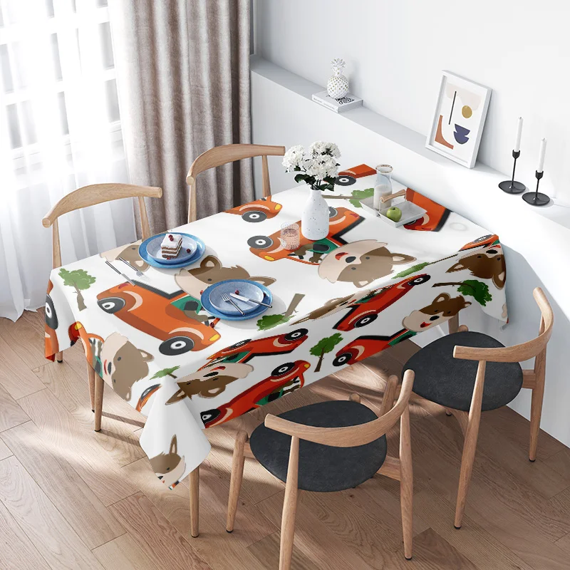 Car Cartoon Print Tablecloth, Washable Polyester Fabric, Universal Rectangular Size for Dining Room Decoration Multicolor (250x1
Car Cartoon Print Tablecloth, Washable Polyester Fabric, Universal Rectangular Size for Dining Room Decoration Multicolor (250x1