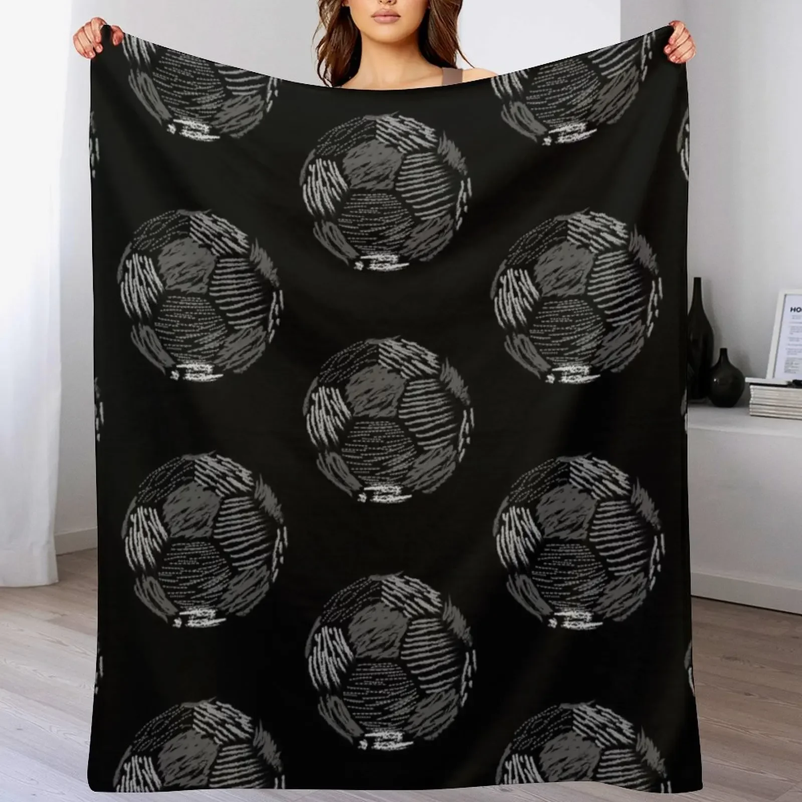 Soccer ball Throw Blanket Stylish Warm Blanket for Living Room Bedroom
Soccer ball Throw Blanket Stylish Warm Blanket for Living Room Bedroom