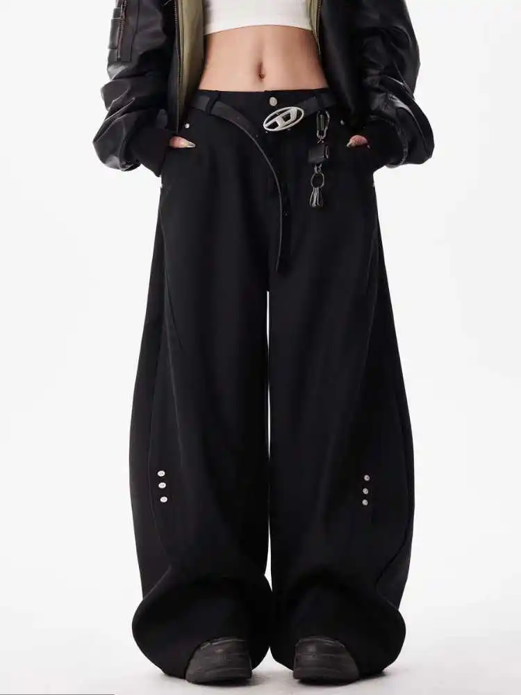 Женские черные готические мешковатые костюмы Брюки Y2k Эмо Винтаж Городские длинные брюки Японский стиль 2000-х Широкие брюки Одежда Лето 2025
Женские черные готические мешковатые костюмы Брюки Y2k Эмо Винтаж Городские длинные брюки Японский стиль 2000-х Широкие брюки Одежда Лето 2025